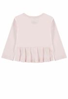 Bluzka dziewczęca z długim rękawem, różowa, Tom Tailor