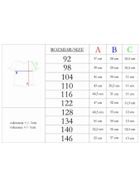 Bluzka dziewczęca z krótkim rękawem, biała, Nicol