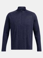 Bluzka męska z długim rękawem, granatowa, Under Armour