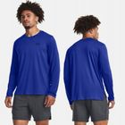 Bluzka męska z długim rękawem, niebieska, Under Armour