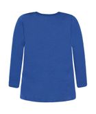 Bluzka niemowlęca z długim rękawem, granatowa, Kanz