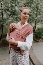 Boba, Wrap, chusta do noszenia dziecka, brudny róż