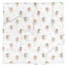 Bocioland, Myszki, pieluszka bambusowa, 75-75 cm