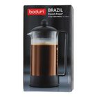 Bodum, zaparzacz do kawy Brazil French Press 8 cup, czarny, 1 l
