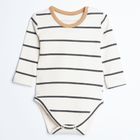 Body chłopięce z długim rękawem, ecru, Nicol