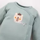 Body chłopięce z długim rękawem, szałwiowe, Eevi