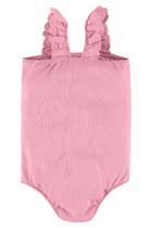 Body dziewczęce na ramiączka, różowe, Up Baby