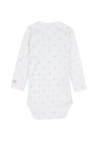 Body dziewczęce z długim rękawem, białe, Bellybutton