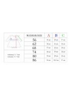 Body sukienka dziewczęca z długim rękawem, różowa, Nicol