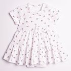 Body sukienka z krótkim rękawem, białe, Nicol