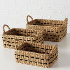 Boltze, Bokar, zestaw koszy plecionych, 3 szt.