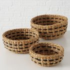 Boltze, Bokar, zestaw koszyków ozdobnych, okrągłych, 21-30 cm, 3 szt.
