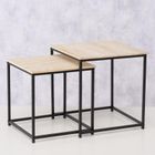 Boltze, Boras, zestaw stolików kawowych, wys. 35 cm i 40 cm