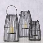 Boltze Home, Cinta, zestaw metalowych lampionów, 25 - 40 cm