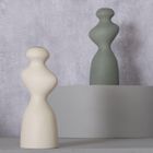 Boltze Home, Morana, świecznik ceramiczny o nieregularnym kształcie, 22 cm