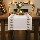 Boltze Home, Noelle, bieżnik z jemiołą, bawełniany, 140 cm