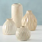 Boltze Home, Zalina, zestaw ceramicznych wazonów, różne rozmiary
