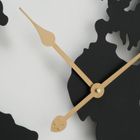 Boltze Home, zegar ścienny Union, metalowy ze złotymi wskazówkami