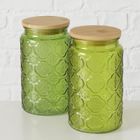 Boltze, słoik z bambusowym wieczkiem, Imola, 1000 ml