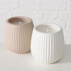 Boltze, świeczka ozdobna w porcelanie, Pommery, 7 cm