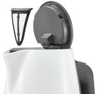 Bosch, czajnik bezprzewodowy, TWK 6A011, biały, 1.7l