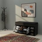 Boximo, Gradia, szafka na buty z siedziskiem i wysuwanymi półkami, 100-34-50 cm