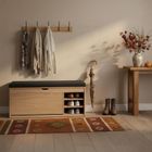 Boximo, Gradia, szafka na buty z siedziskiem i wysuwanymi półkami, 100-34-50 cm