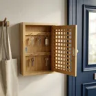 Boximo, Kizu, wisząca szafka na klucze, bambusowa, 19-27-6 cm