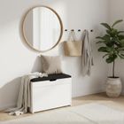 Boximo, Vault, szafka na buty z siedziskiem i wysuwanymi półkami, 57-30-53 cm