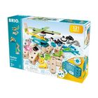 Brio Builder, Zestaw z silniczkiem, klocki konstrukcyjne, 120 elementów