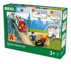 Brio World, Kolejka drewniana, zestaw startowy, 26 elemenów
