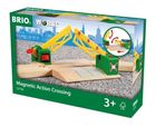 Brio World, Magnetyczny przejazd kolejowy, zabawka drewniana