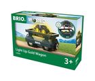 Brio World, Świecący wagon ze złotem, zabawka drewniana