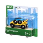 Brio World, Wagon laweta z autem, zabawka drewniana