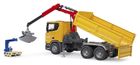 Bruder, Scania Super 560R, Ciężarówka z dźwigiem i paletami, model pojazdu
