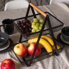 Brunbeste, koszyk piętrowy na owoce, patera