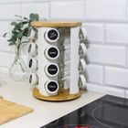 Brunbeste, stojak obrotowy na przyprawy, 16 pojemników