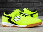 Buty piłkarskie dziecięce, halowe, żółte, Lotto Dasher