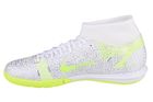 Buty piłkarskie męskie, halowe, srebrne, Nike Mercurial Superfly 8 Academy IC