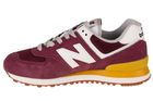 Buty sportowe damskie, bordowe, New Balance WL574VN2