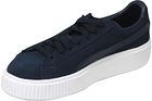 Buty sportowe dziecięce, granatowe, Puma Suede Platform JR