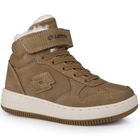 Buty zimowe dziecięce, ocieplane, brązowe, Lotto Paliot Fur K