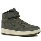 Buty zimowe dziecięce, ocieplane, khaki, Lotto