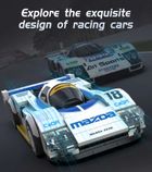 Cada, Mazda 787B, pojazd, klocki konstrukcyjne, 242 elementy