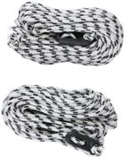 Camp Active, linka turystyczna, naciąg do namiotów, 10m, czarno biała, 2 szt.