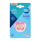 Canpol babies, Bunny&Company, smoczek uspokajający, silikonowe, symetryczny, 18m+, różowy