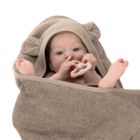 Canpol babies, Miś, okrycie kąpielowe, brązowe, 100-100 cm