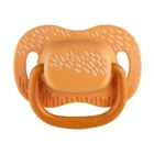 Canpol babies, Mountains, symetryczny smoczek uspokajający, silikonowy, żółty, 0-6 m, 2 szt.