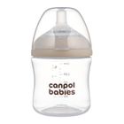 Canpol babies, Natural Shape, butelka ze smoczkiem dwustrefowym, 150 ml