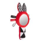 Canpol Babies, Sensory Toys, zabawka kontrastowa z piszczkiem i lusterkiem
